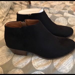 Black Suede Booties!